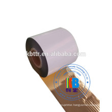 Printer ribbon resin material shiny gold wash resin thermal ink printer ribbon